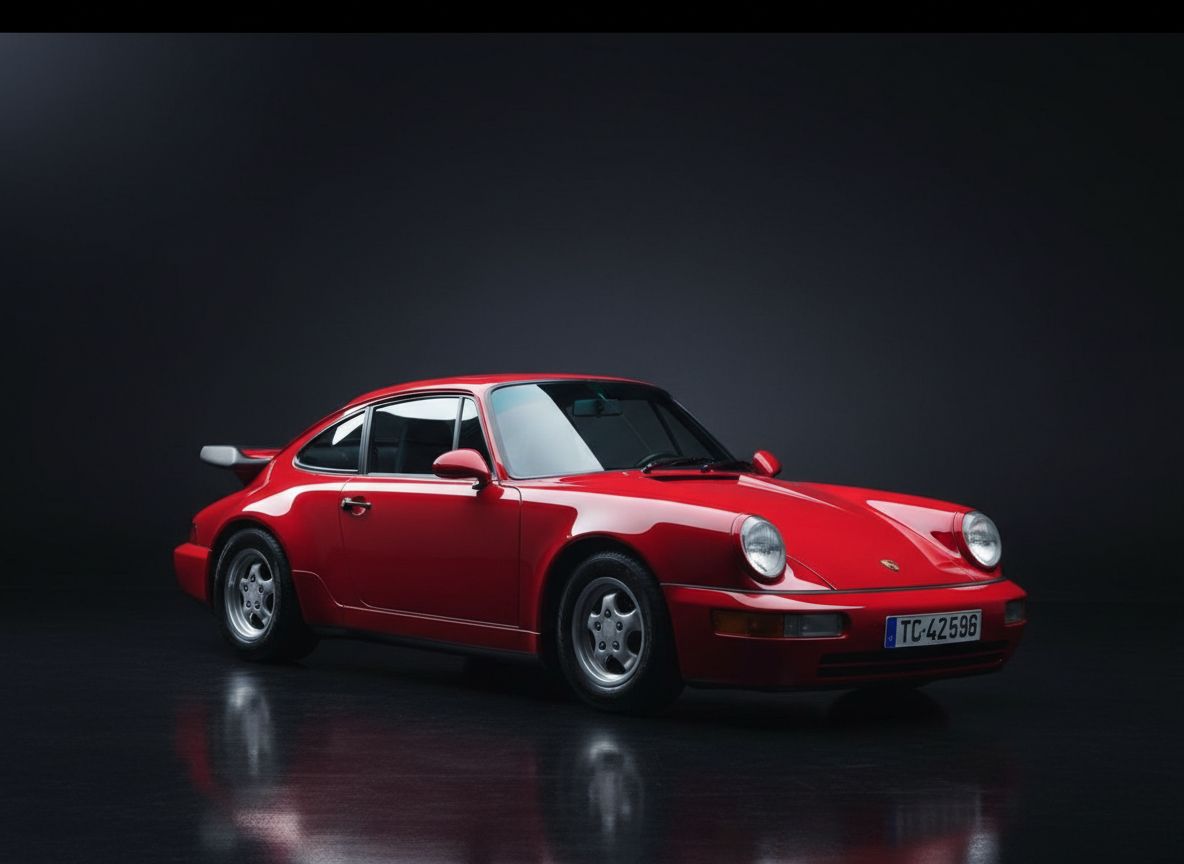 Porsche 911 Carrera 964 — 1:2 Half-Scale — Guards Red — 01 Studio Hero