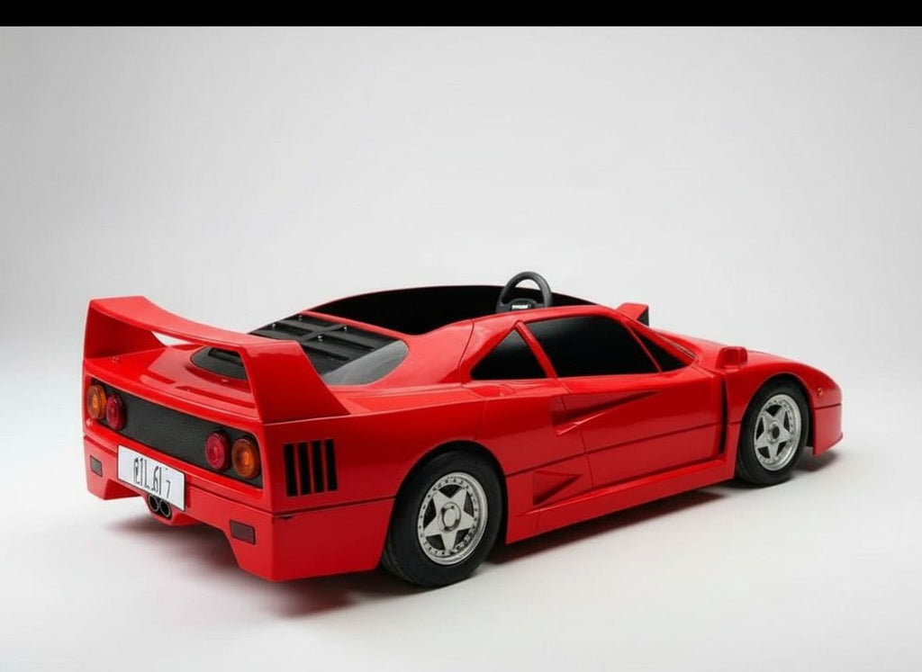 Ferrari F40 — 1:2 Half-Scale — Rosso Corsa Red — 04 Minimal White